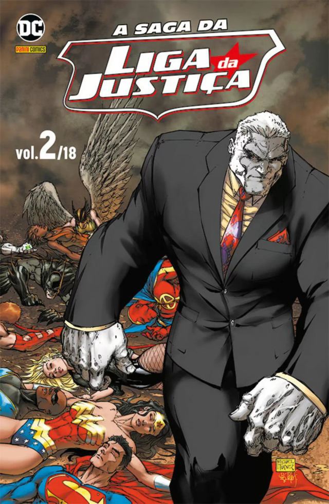 Capa de A Saga Da Liga Da Justiça 02/18
