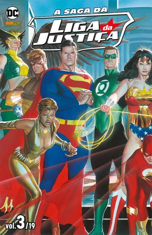 Capa de A Saga Da Liga Da Justiça 03/19