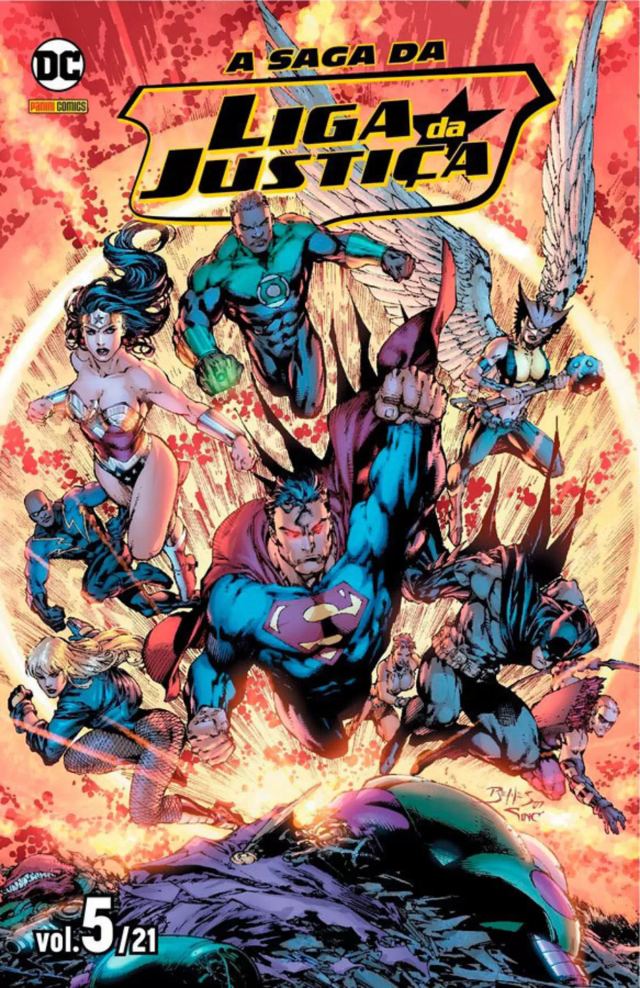 Capa de A Saga Da Liga Da Justiça 05/21