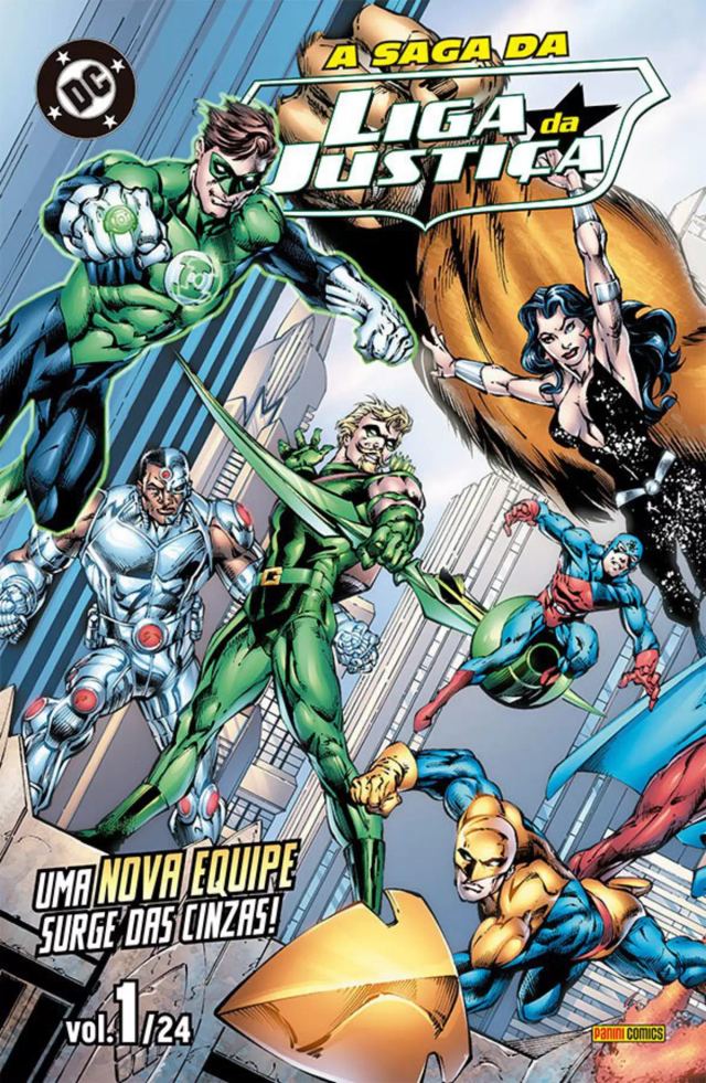 Capa de A Saga Da Liga Da Justiça 01/24