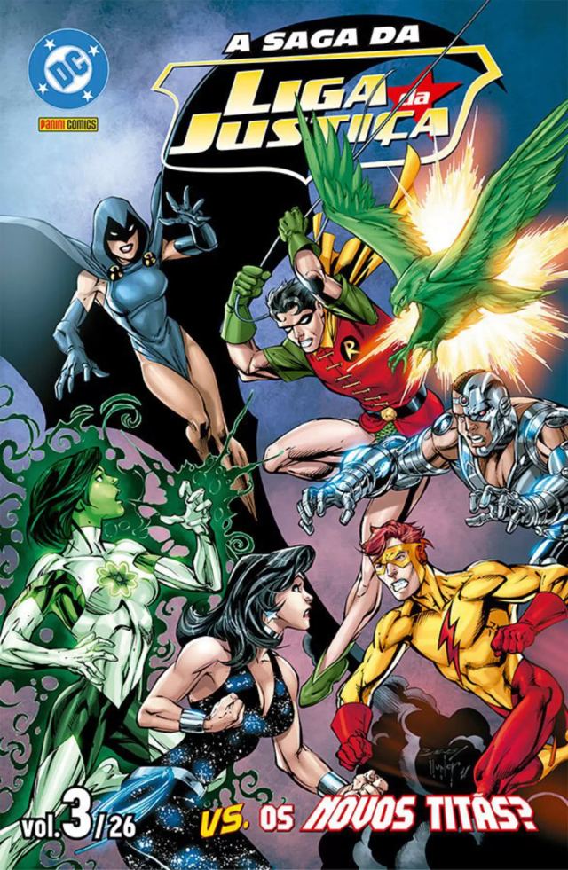 Capa de A Saga Da Liga Da Justiça 03/26