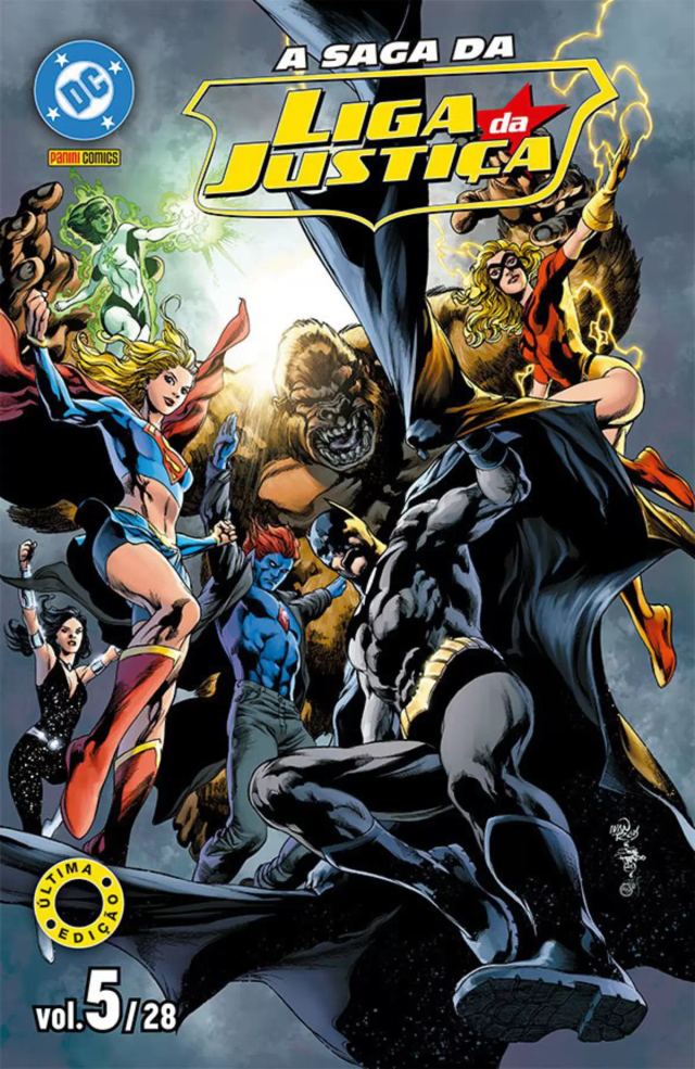 Capa de A Saga Da Liga Da Justiça 05/28