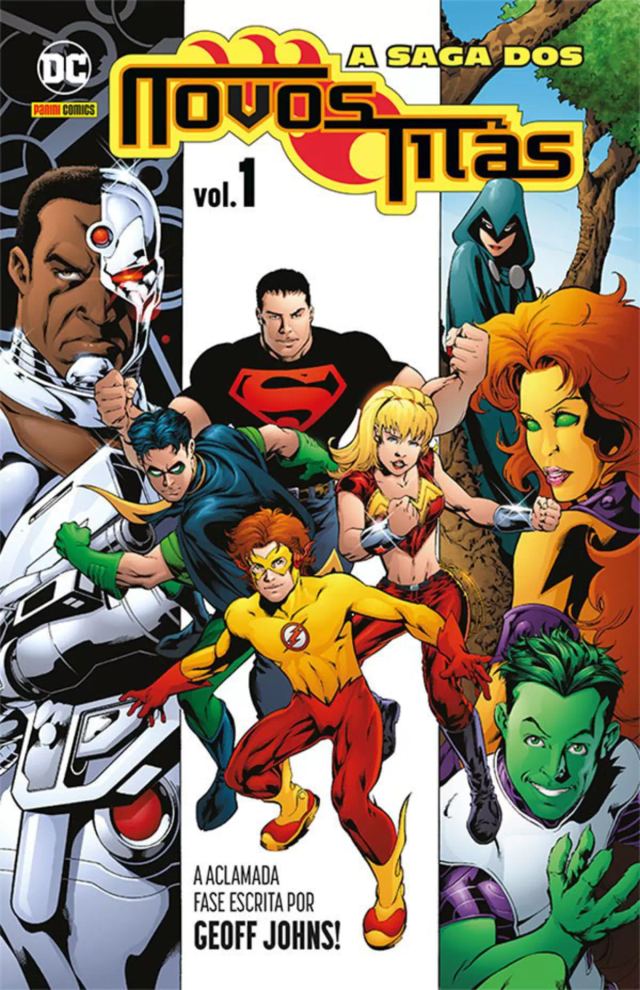 Capa de A Saga Dos Novos Titãs 01