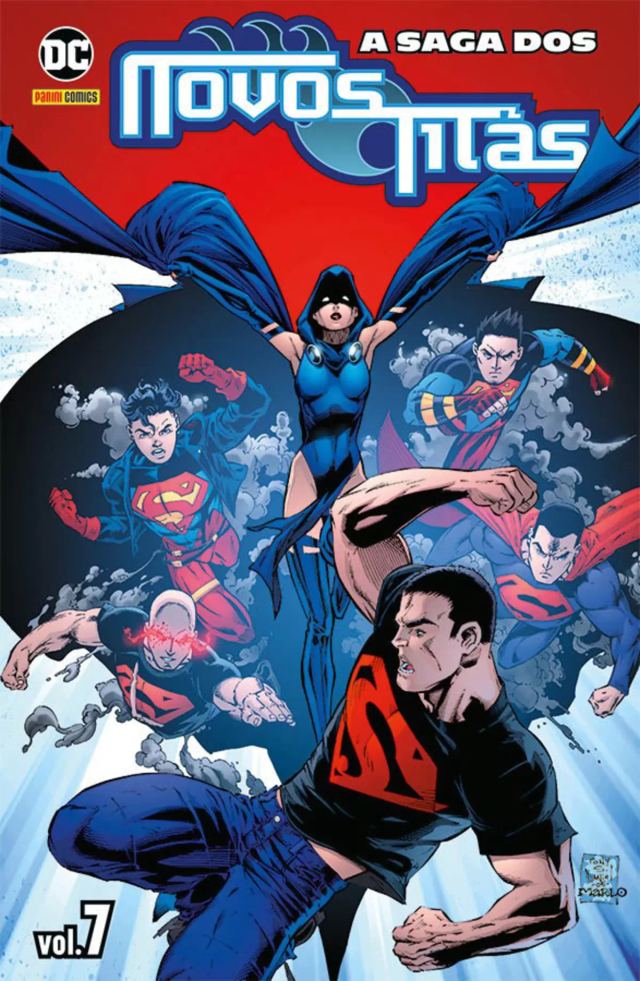 Capa de A Saga Dos Novos Titãs 07