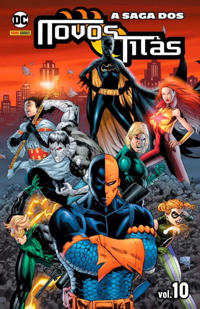 Capa de A Saga Dos Novos Titãs 10