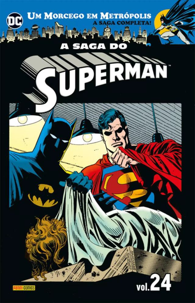 Capa de A Saga Do Superman Vol. 24