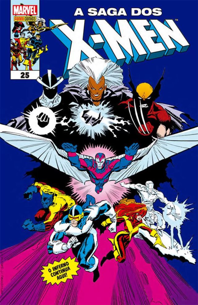 Capa de A Saga Dos X-Men Vol. 25
