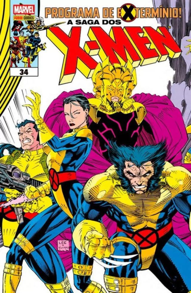 Capa de A Saga Dos X-Men Vol. 34