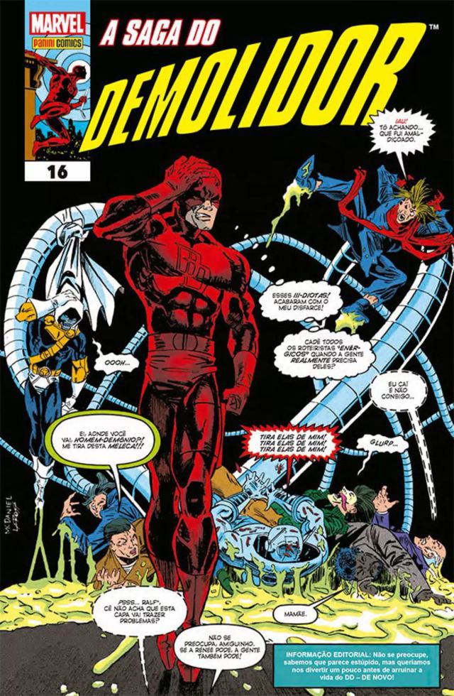 Capa de A Saga Do Demolidor Vol. 16