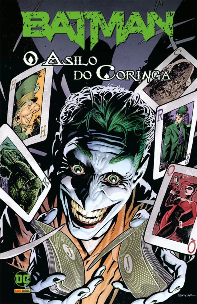 Capa de O Asilo Do Coringa