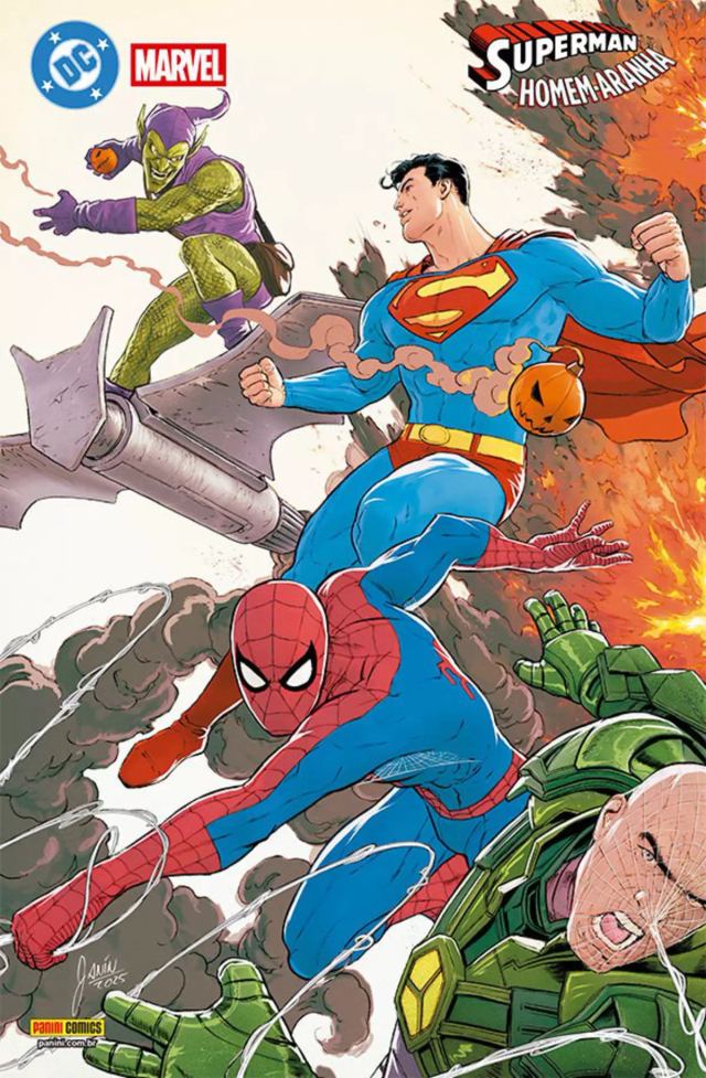 Capa de Superman/Homem-Aranha - Capa Variante 02