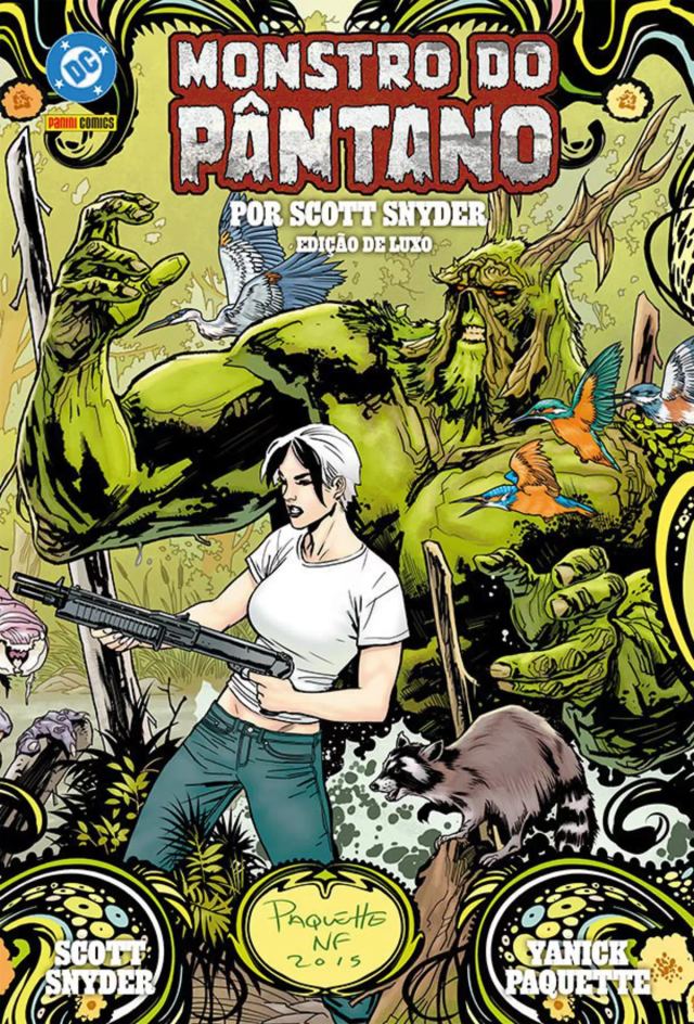 Capa de Monstro Do Pântano Por Scott Snyder - Edição De Luxo