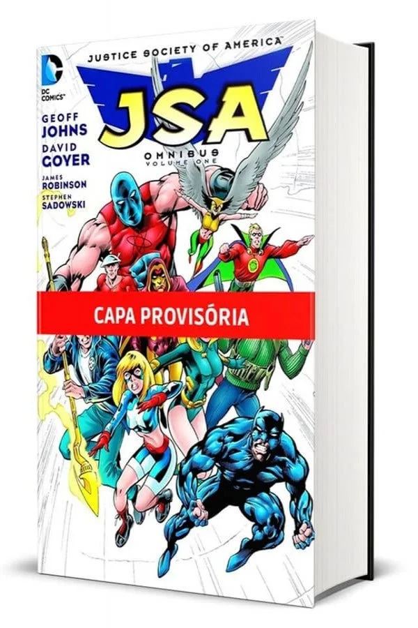 Capa de Sociedade Da Justiça Da América Por Geoff Johns Vol. 1