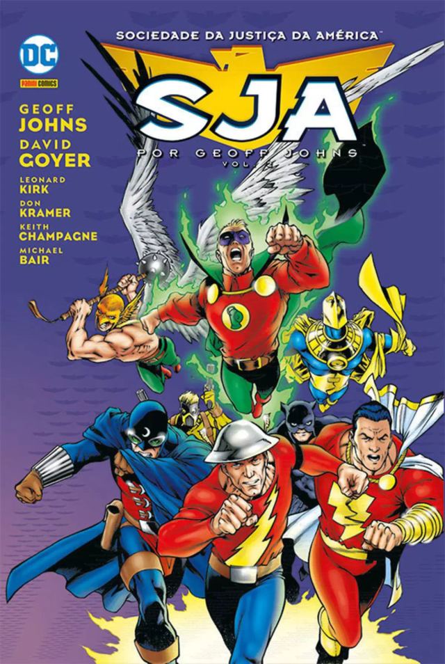 Capa de Sociedade Da Justiça Da América Por Geoff Johns Vol. 2 (Omnibus)