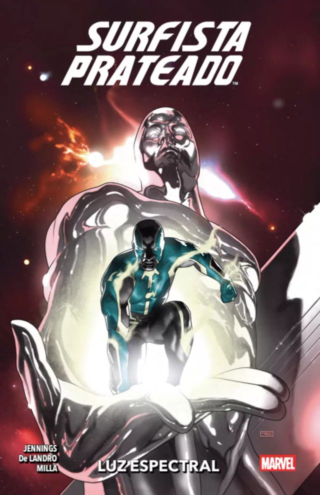 Capa de Surfista Prateado: Luz Espectral