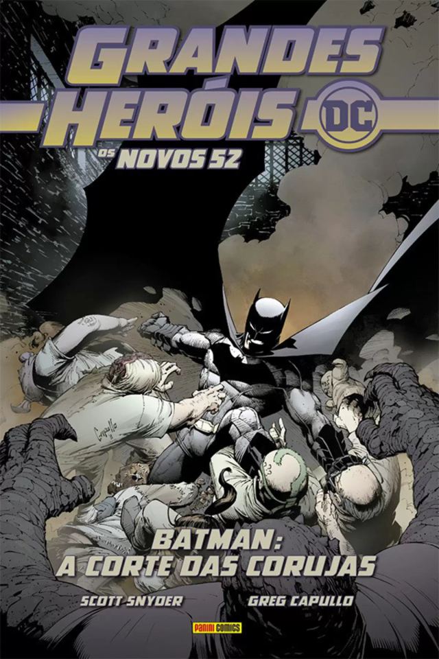 Capa de Grandes Heróis DC: Os Novos 52 Vol. 1 - Batman: A Corte Das Corujas