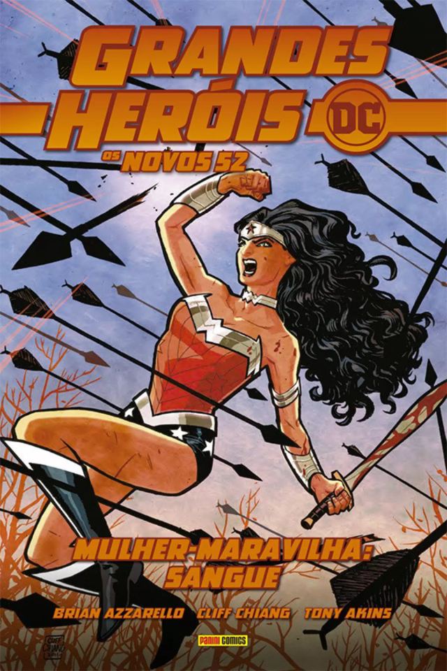 Capa de Grandes Heróis DC: Os Novos 52 Vol. 2 - Mulher-Maravilha: Sangue