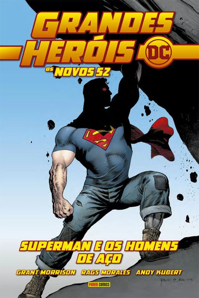 Capa de Grandes Heróis DC: Os Novos 52 Vol. 4 - Superman E Os Homens De Aço