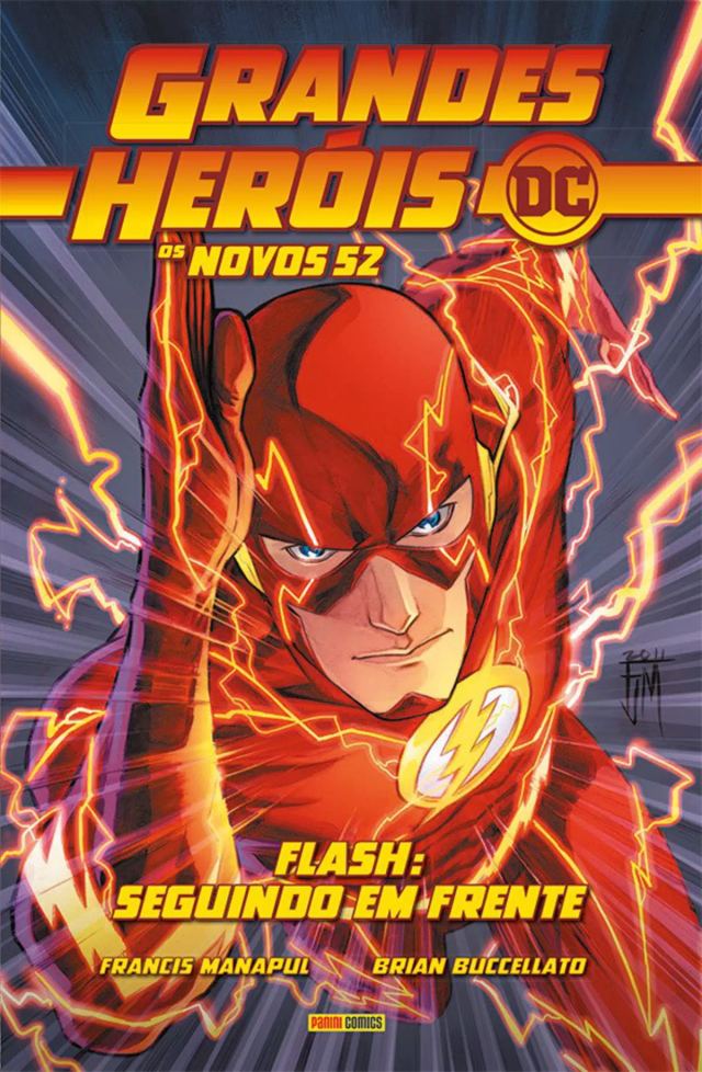 Capa de Grandes Heróis DC: Os Novos 52 Vol. 7 - Flash: Seguindo Em Frente