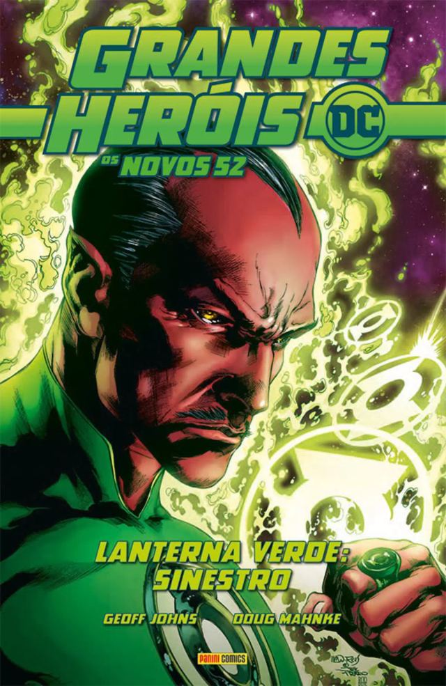 Capa de Grandes Heróis DC: Os Novos 52 Vol. 8 - Lanterna Verde: Sinestro