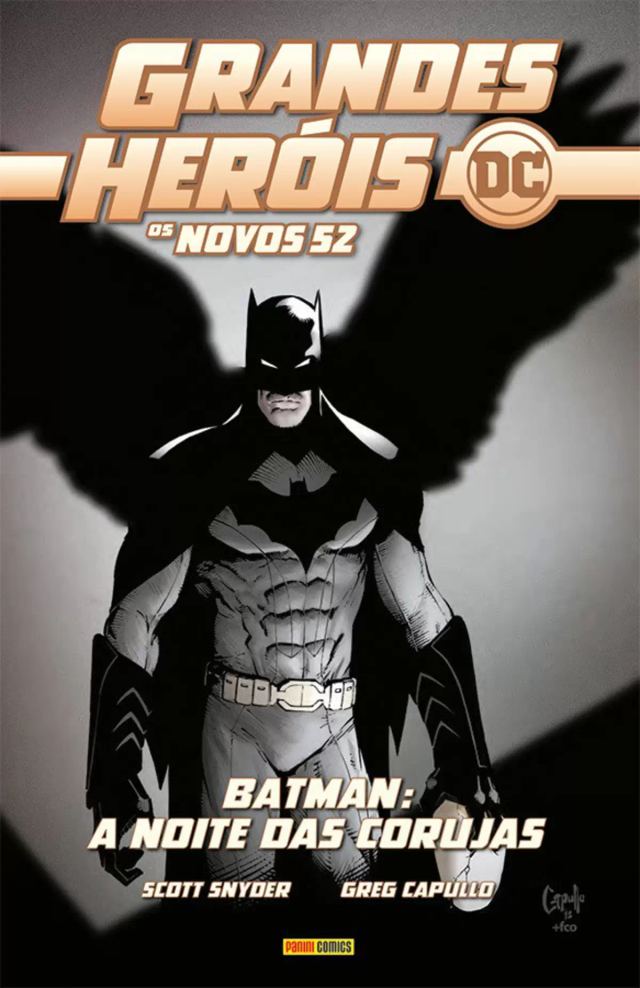 Capa de Grandes Heróis DC: Os Novos 52 Vol. 11 - Batman: Noite Das Corujas