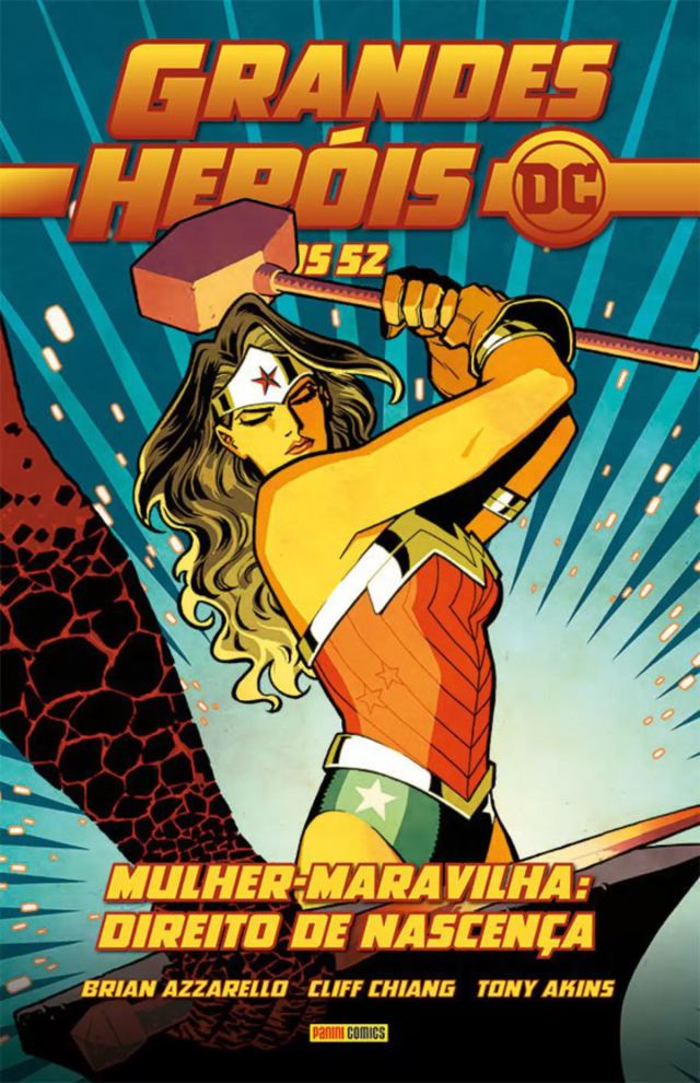 Capa de Grandes Heróis DC: Os Novos 52 Vol. 12 - Mulher-Maravilha: Direito De Nascença