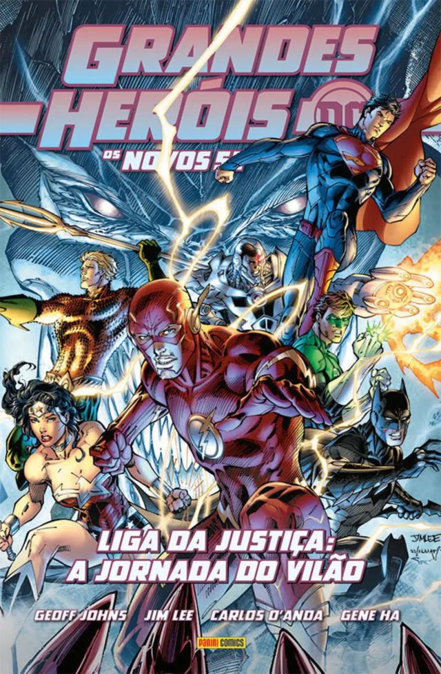 Capa de Grandes Heróis DC: Os Novos 52 Vol. 13 - Liga Da Justiça: A Jornada Do Vilão