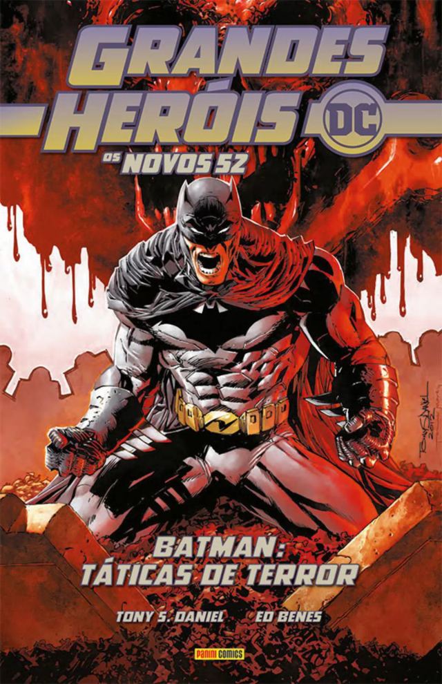 Capa de Grandes Heróis DC: Os Novos 52 Vol. 14 - Batman: Táticas De Terror
