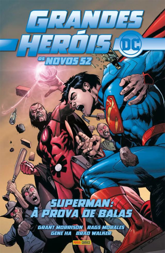 Capa de Grandes Heróis DC: Os Novos 52 Vol. 15 - Superman: À Prova De Balas
