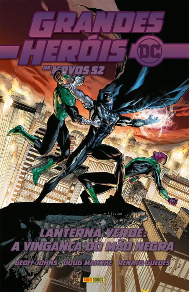 Capa de Grandes Heróis DC: Os Novos 52 Vol. 16 - Lanterna Verde: A Vingança Do Mão Negra