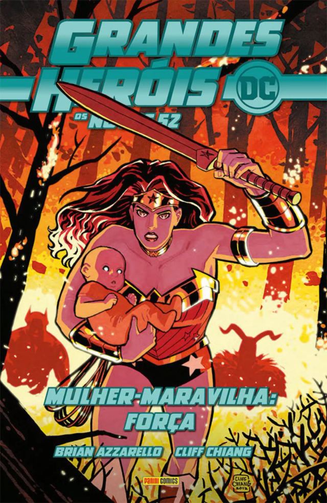 Capa de Grandes Heróis DC: Os Novos 52 Vol. 20 - Mulher-Maravilha: Força