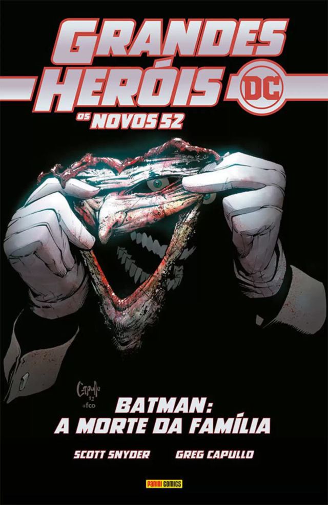 Capa de Grandes Heróis DC: Os Novos 52 Vol. 21 - Batman: A Morte Da Família