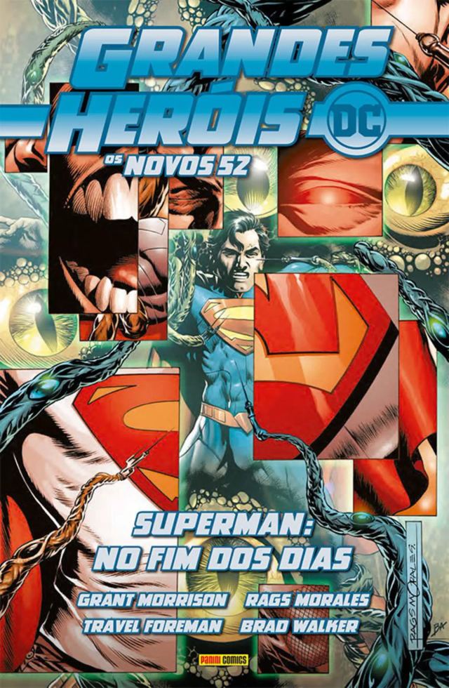 Capa de Grandes Heróis DC: Os Novos 52 Vol. 22 - Superman: No Fim Dos Dias