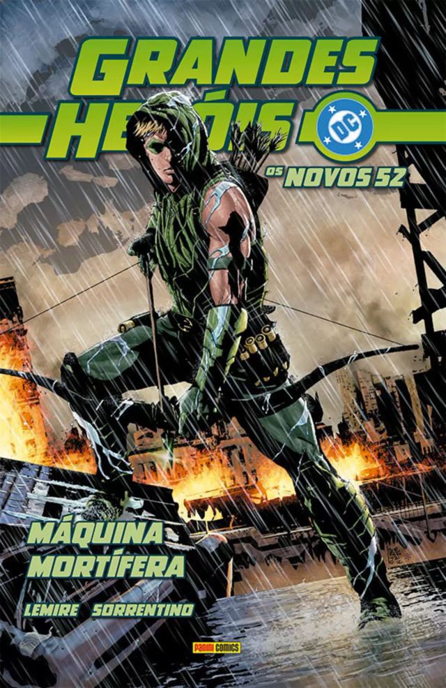 Capa de Grandes Heróis DC: Os Novos 52 Vol. 31 - Arqueiro Verde: Máquina Mortífera