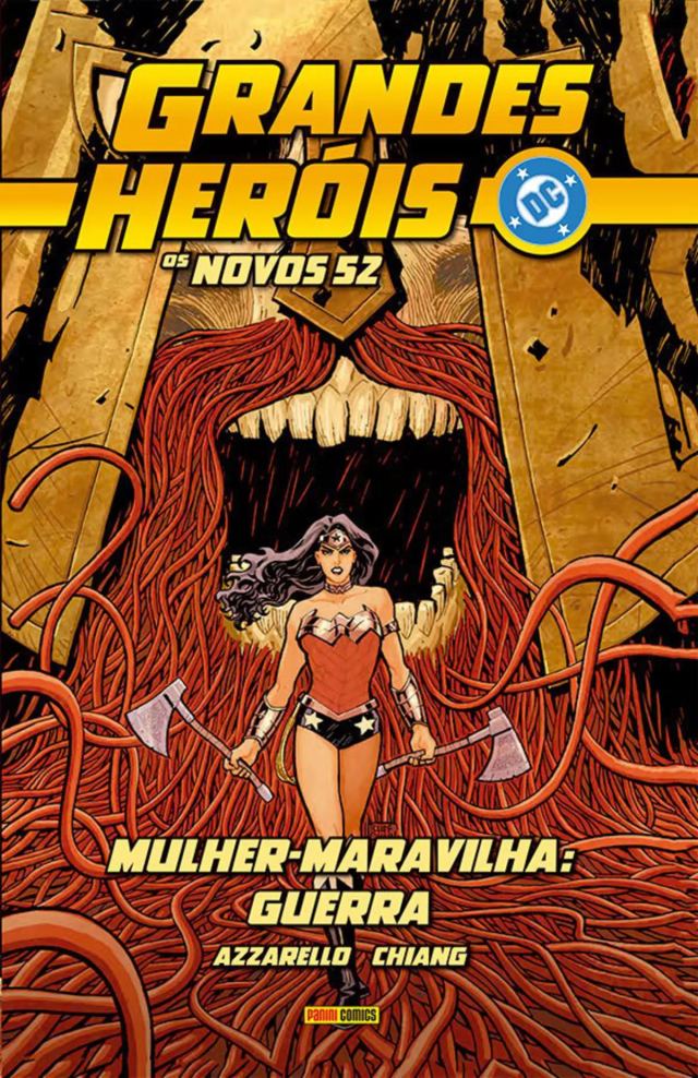 Capa de Grandes Heróis DC: Os Novos 52 Vol. 33 - Mulher-Maravilha: Guerra