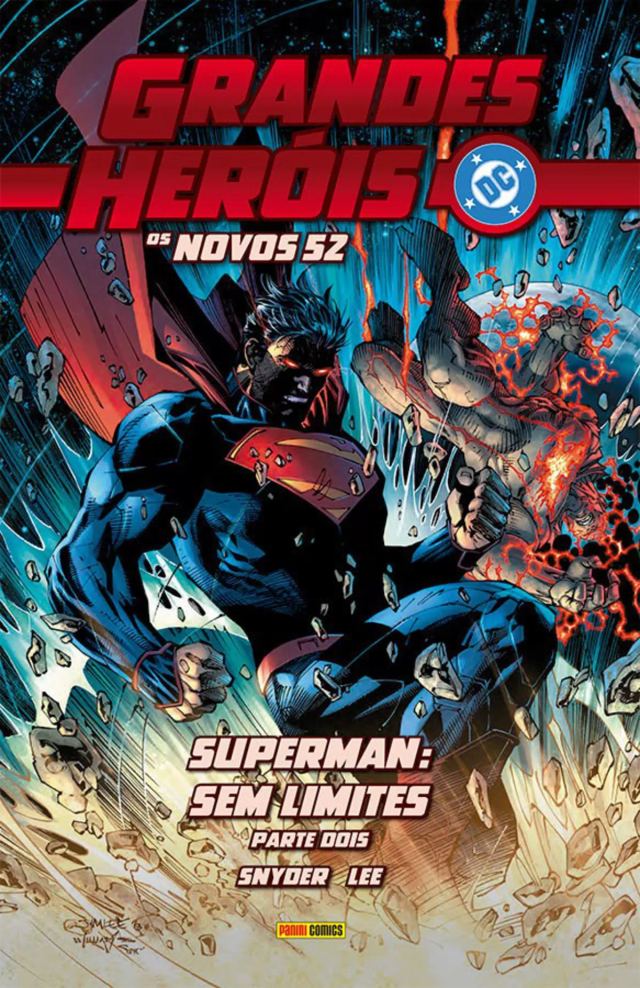 Capa de Grandes Heróis DC: Os Novos 52 Vol. 37 - Superman: Sem Limites Parte 2