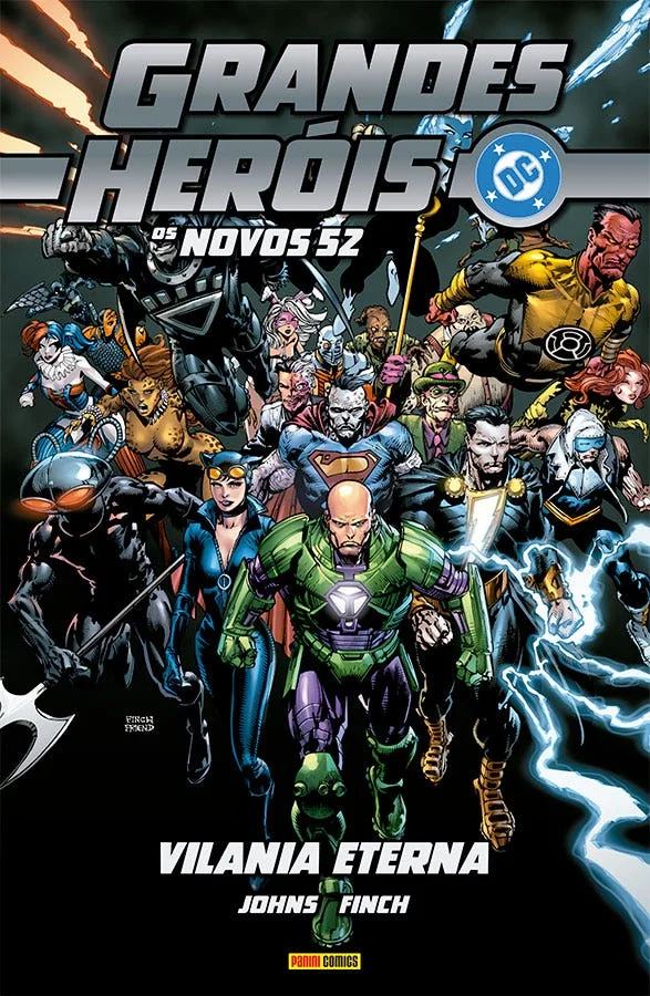 Capa de Grandes Heróis DC: Os Novos 52 Vol. 39 - Vilania Eterna