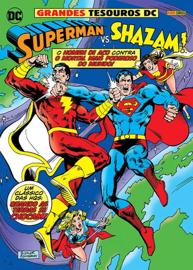 Capa de Superman Vs. Shazam: Quando As Terras Se Chocam!