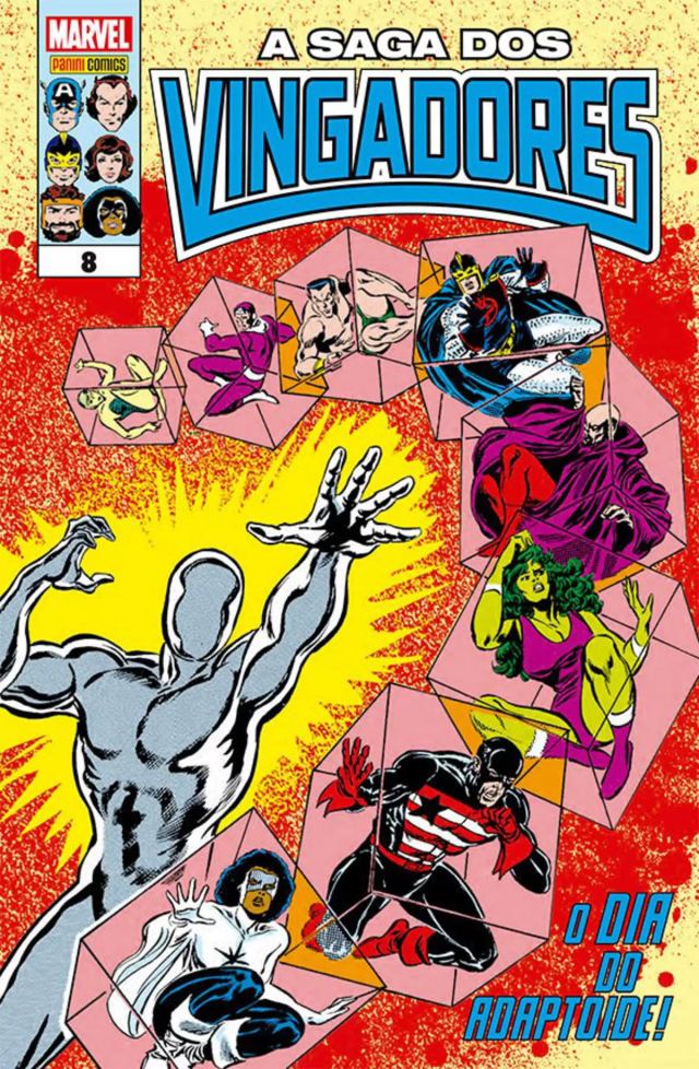 Capa de A Saga Dos Vingadores 08