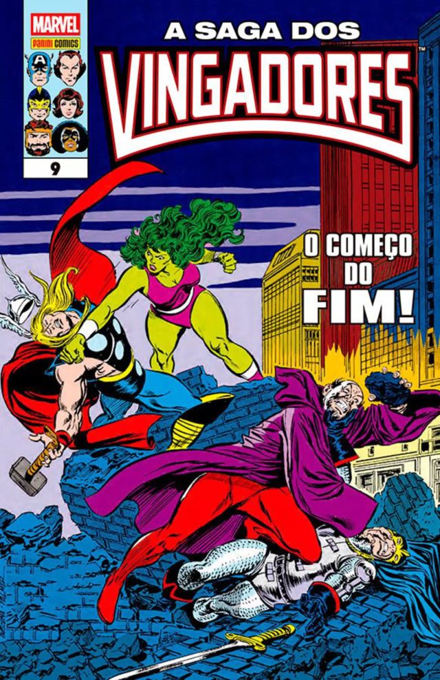 Capa de A Saga Dos Vingadores 09