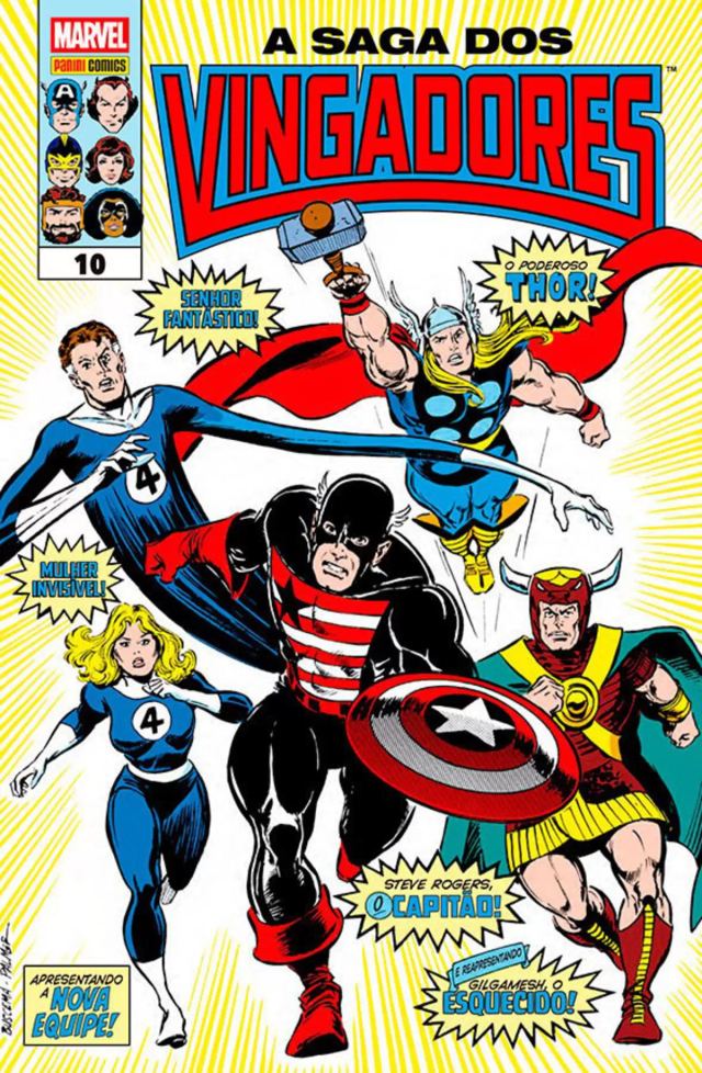 Capa de A Saga Dos Vingadores 10