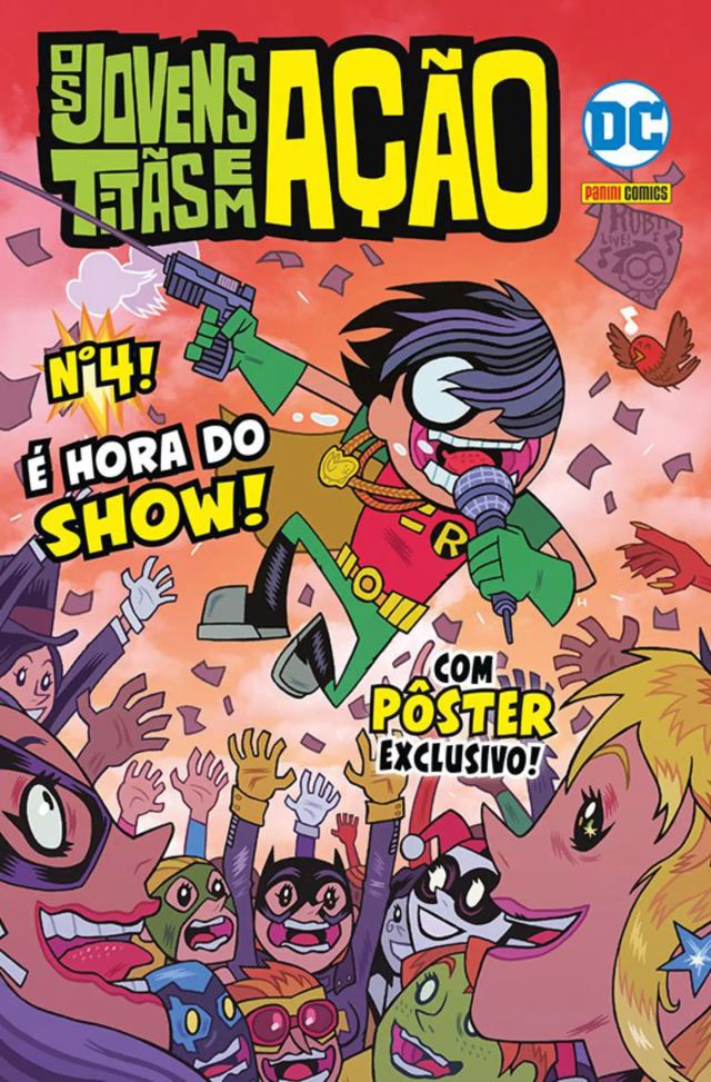 Capa de Jovens Titãs Em Ação 04