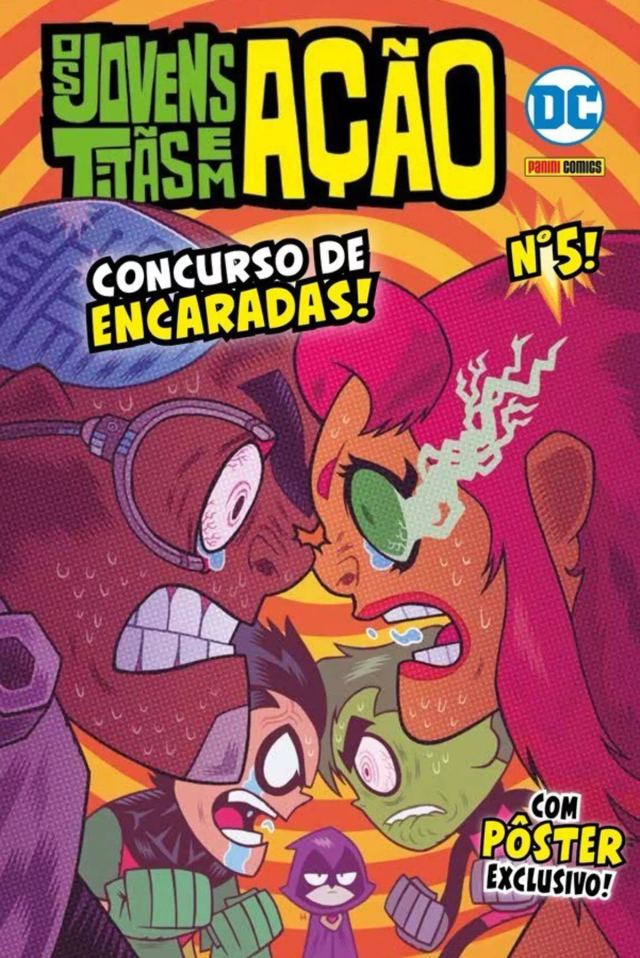 Capa de Jovens Titãs Em Ação 05