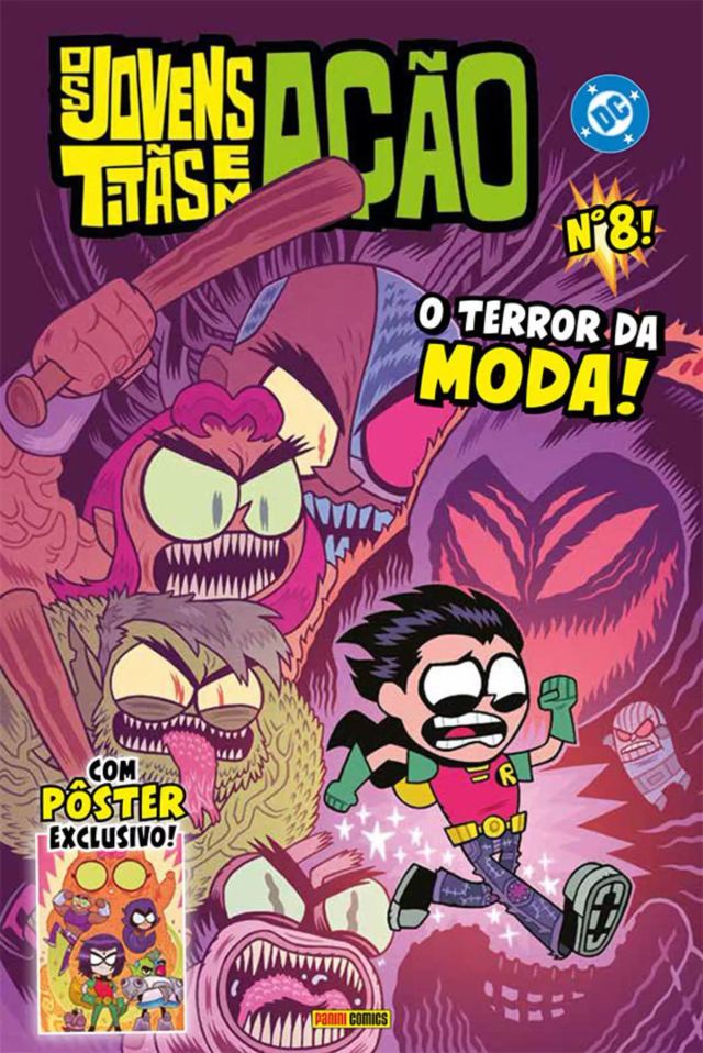 Capa de Jovens Titãs Em Ação 08