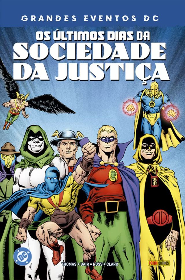 Capa de Os Últimos Dias Da Sociedade Da Justiça (Grandes Eventos DC)