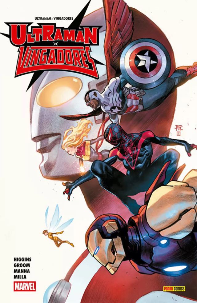 Capa de Ultraman Vs Vingadores