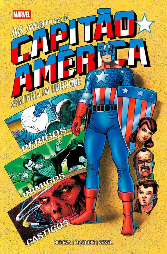Capa de As Aventuras Do Capitão América, Sentinela Da Liberdade