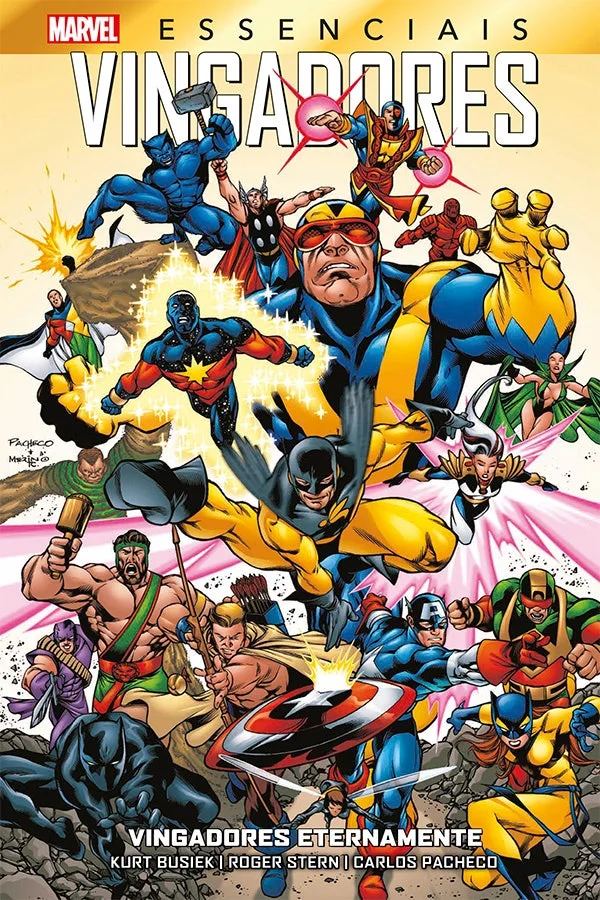 Capa de Vingadores Eternamente (Marvel Essenciais)