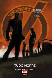 Capa de Novos Vingadores: Tudo Morre