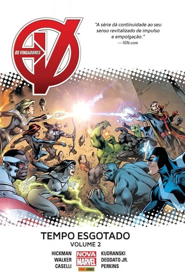 Capa de Vingadores: Tempo Esgotado Vol. 2